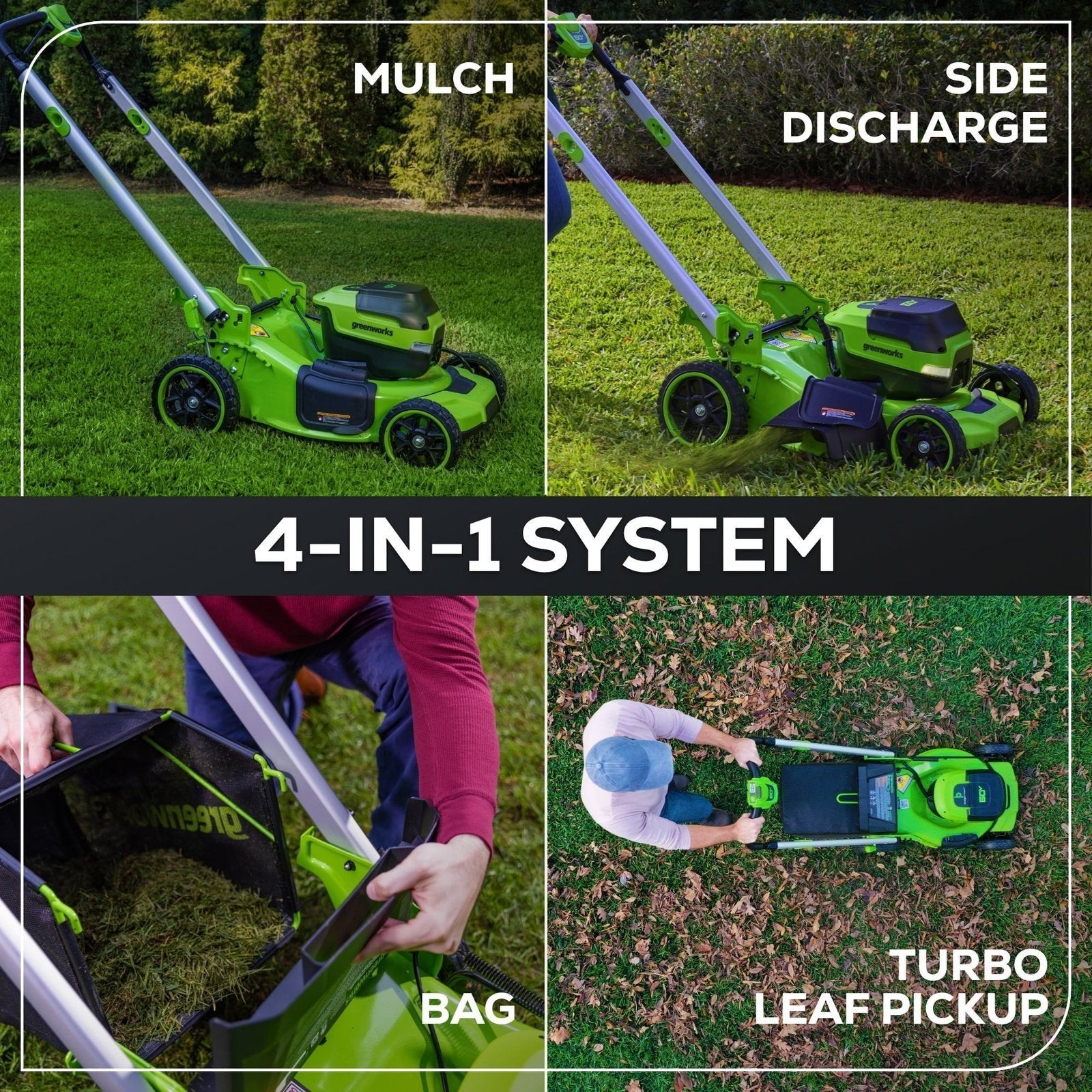 Greenworks 60V 21" Self Propelled Lawn Mower with (1) 8.0 Ah Battery & Rapid Charger 2546402