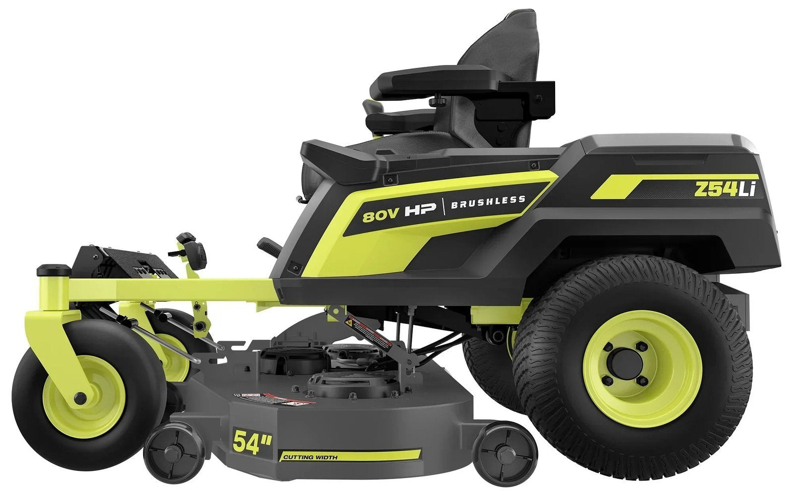 80V Max HP Lithium 54" Brushless Electric Zero Turn Lawn Mower