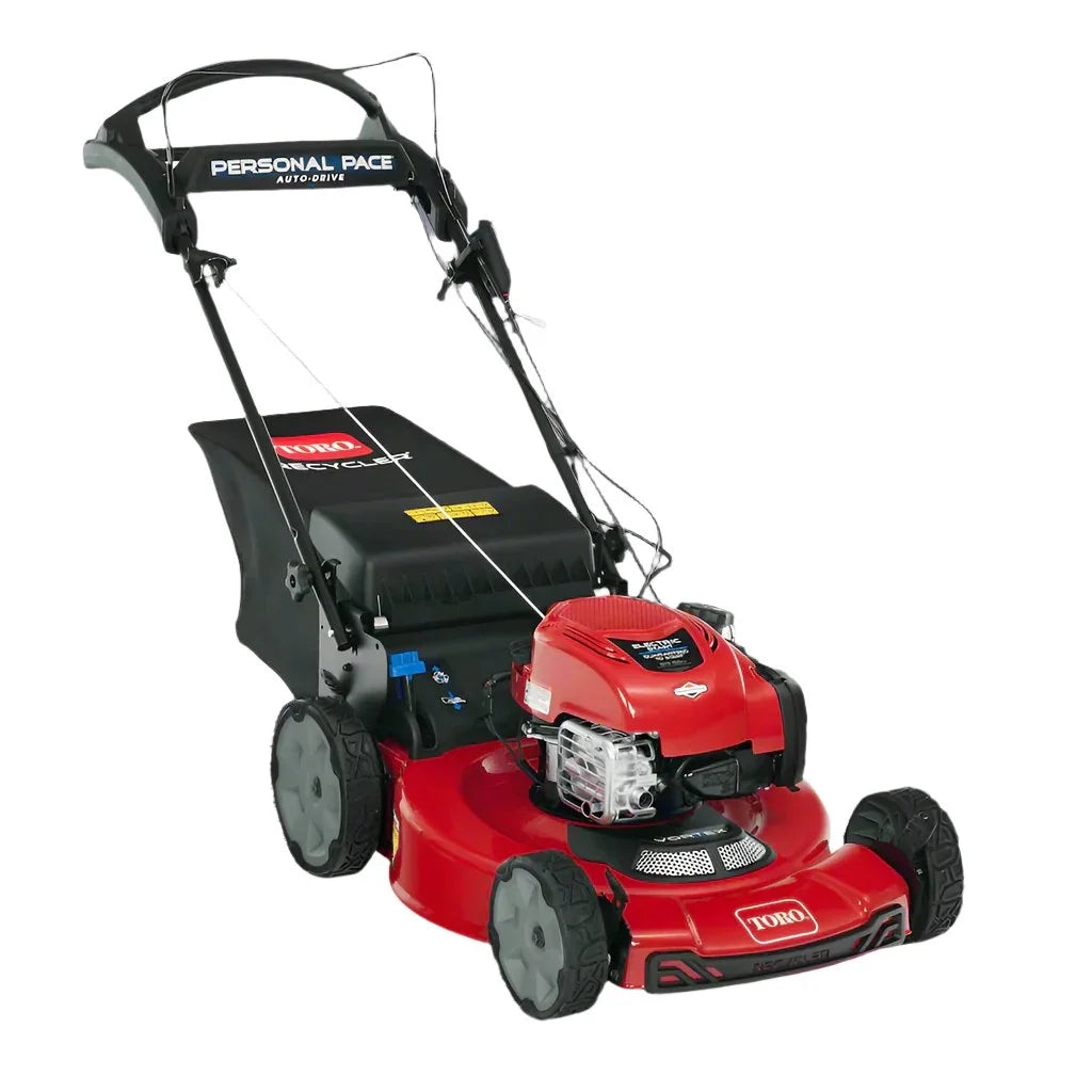 Toro 22" Electric-Start Recycler Personal Pace Self-Propelled Gas Lawn Mowers.