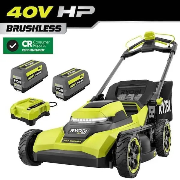 Kit de Cortadora Autopropulsadas Sin Escobillas de 21" y 40 V HP.