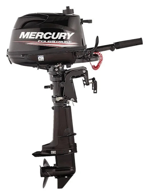 Mercury 5hp Tiller FourStroke Outboard – 15" Shaft, Manual Tilt/Trim, Manual Start