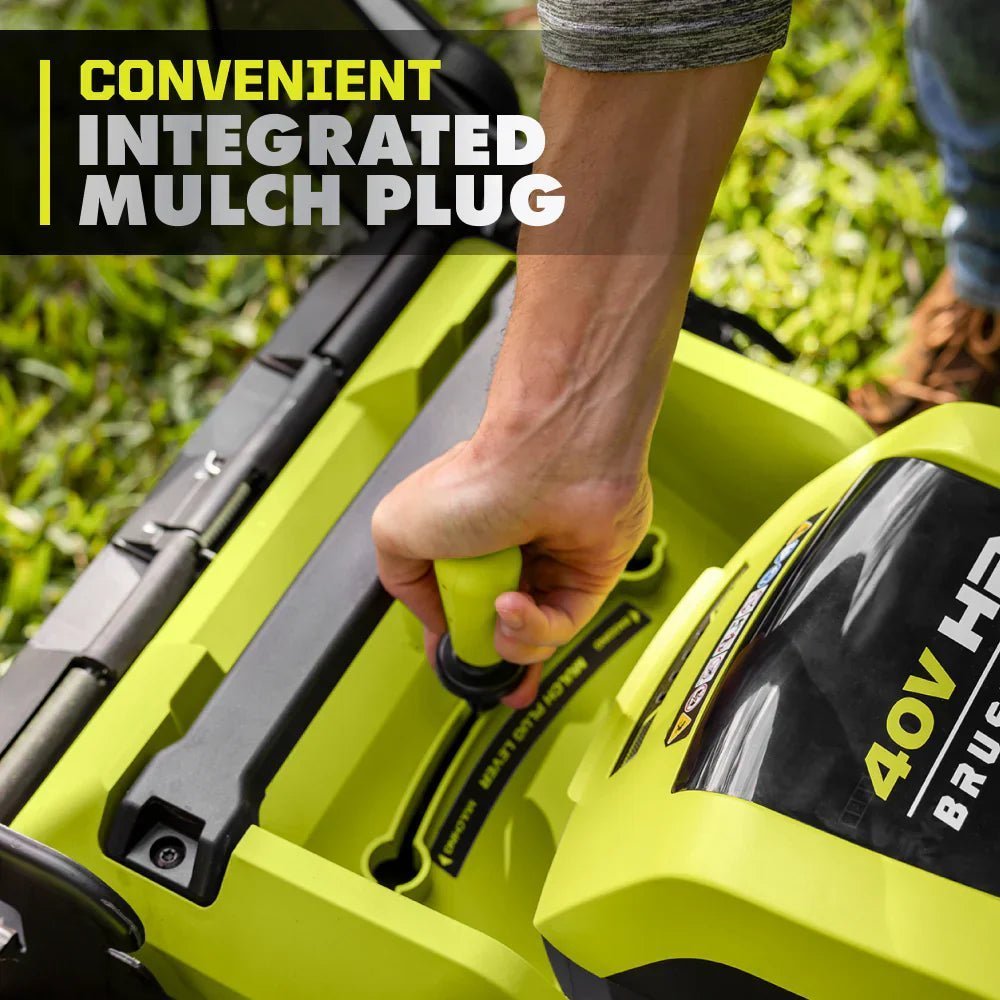 RYOBI 40v Hp brushless 21" self-propelled AWD dual-blade mower kit