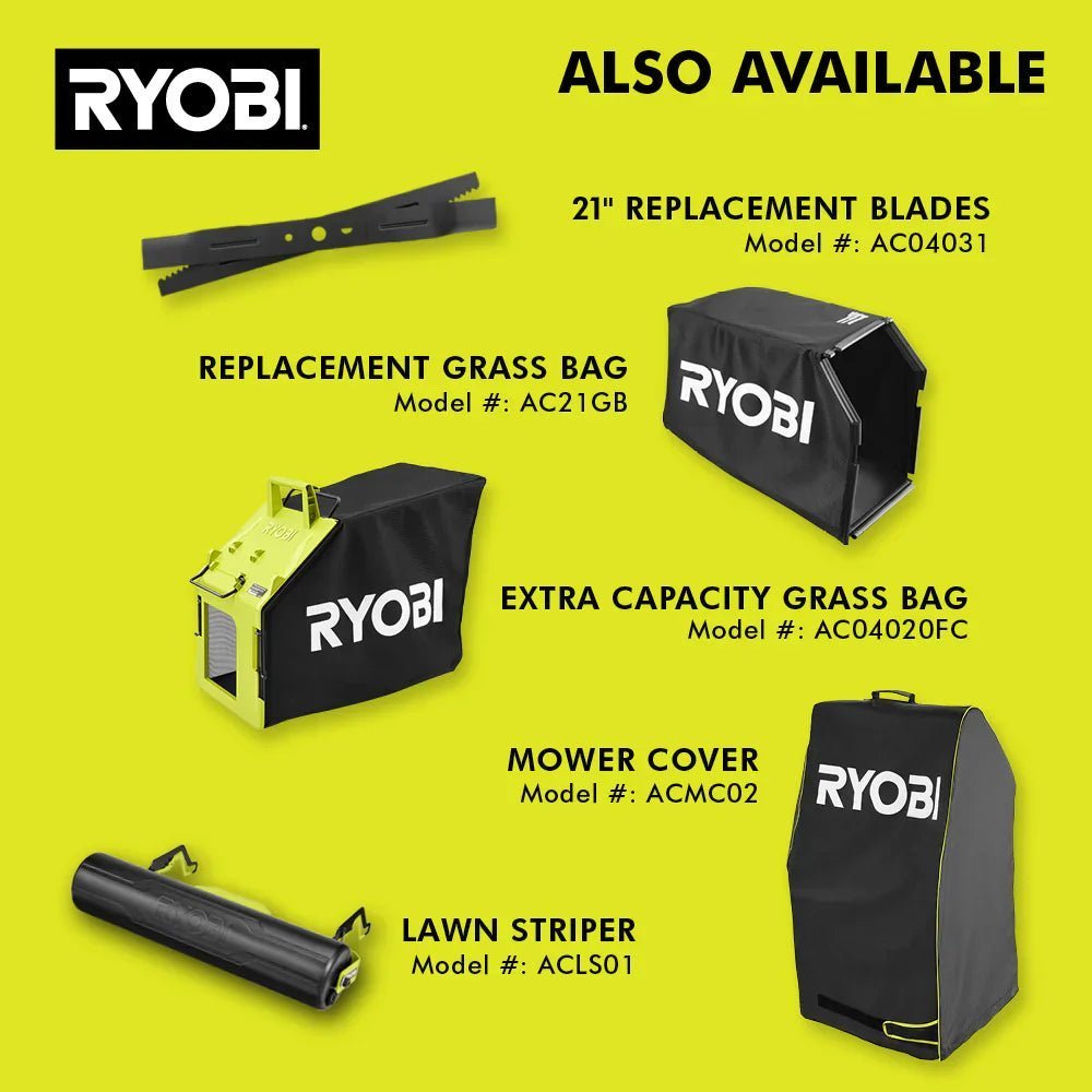 RYOBI 40v Hp brushless 21" self-propelled AWD dual-blade mower kit