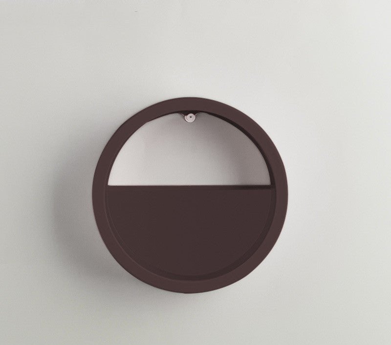 Round Iron Wall Vase Hanging Planter for Flowers and Succulents – Decorative Wall Art Flower Pot