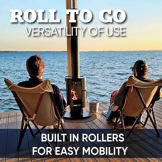 Even Embers Pellet-Fueled Patio Heater, 100 sq. ft., 70,000 BTU