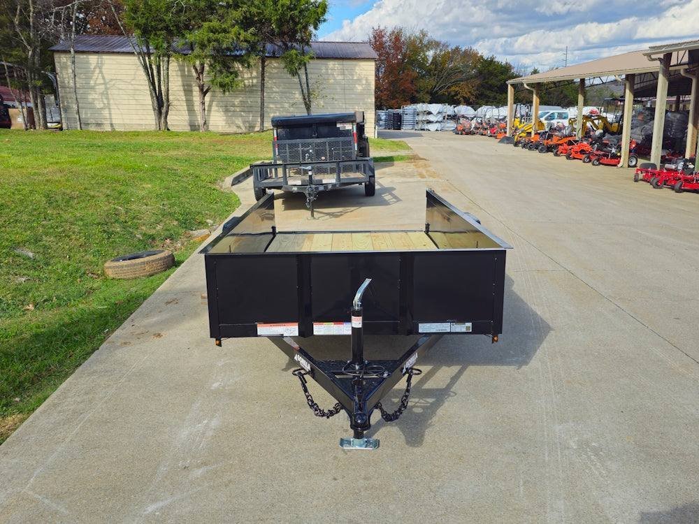 5′ X 10′ Utility Trailer Straight Deck 18" Sides Tall Gate