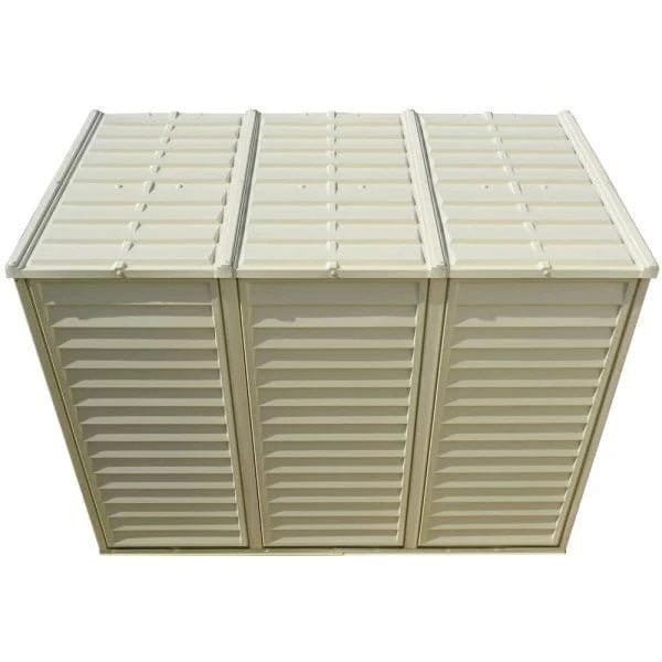 Duramax 4ft x 8ft Sidemate Vinyl Resin Outdoor Storage Shed