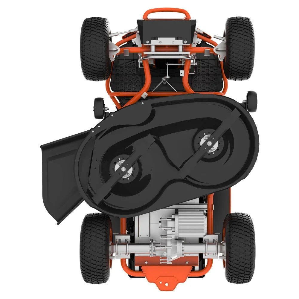 Yard Force 38" 48V Battery-Powered Riding Lawn Mowers.