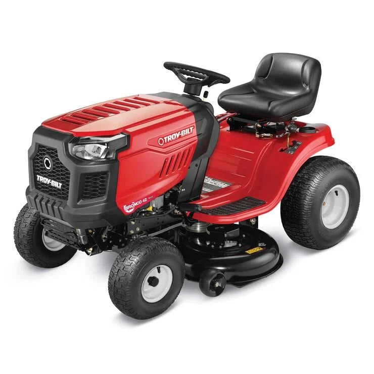 Troy-Bilt Bronco 42" Riding Lawn Mowers.