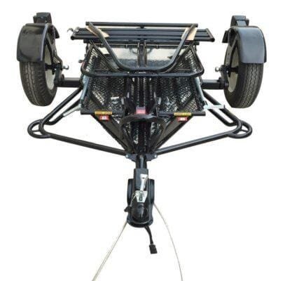 Single Rail motorcycle Trailer – Compact, Easy-to-Tow Hauler for One Bike