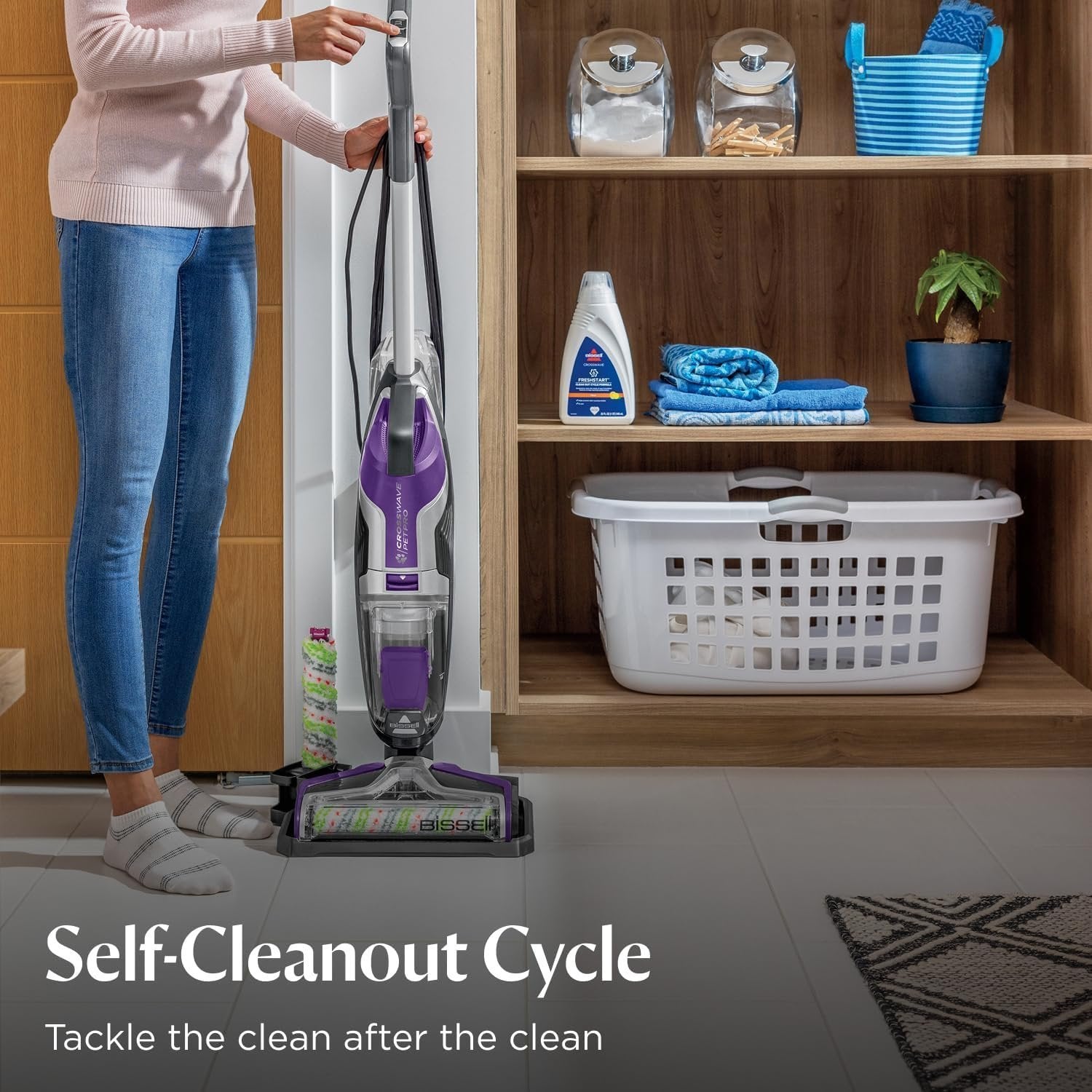 Bissell CrossWave Turbo All-in-One Wet Dry Vacuum Mop, 3888A