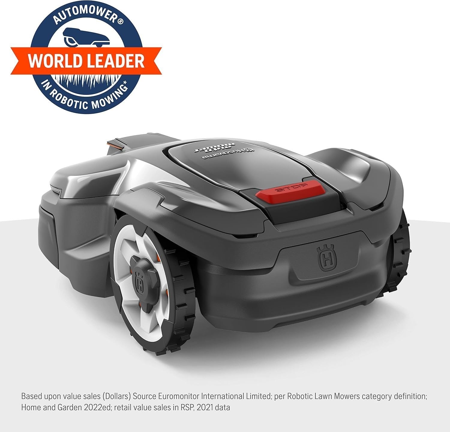 Husqvarna Automower 415X Robotic Lawn Mower with GPS, Self-Installation, 0.4 Acre
