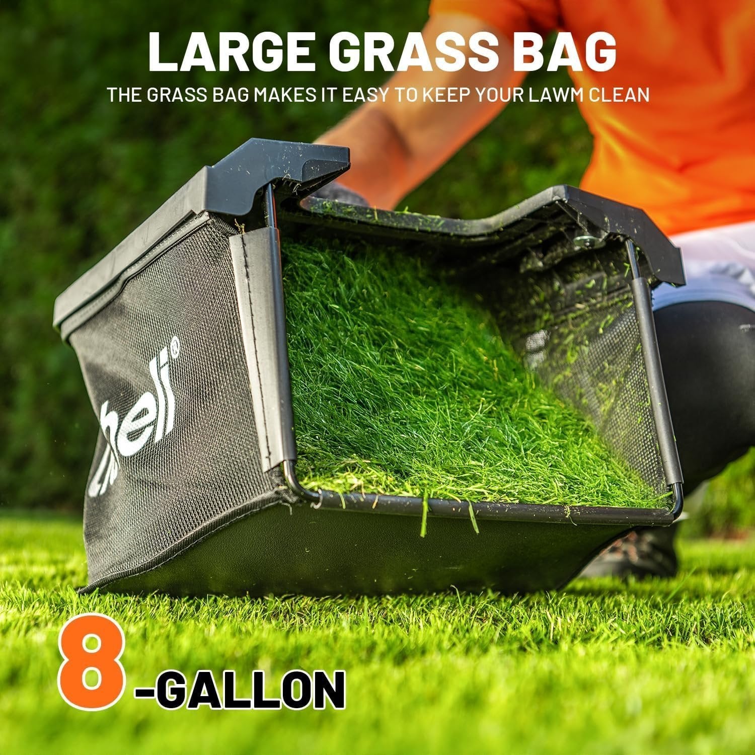 Litheli 13" 20V Cordless Lawn Mower with 4.0Ah Battery