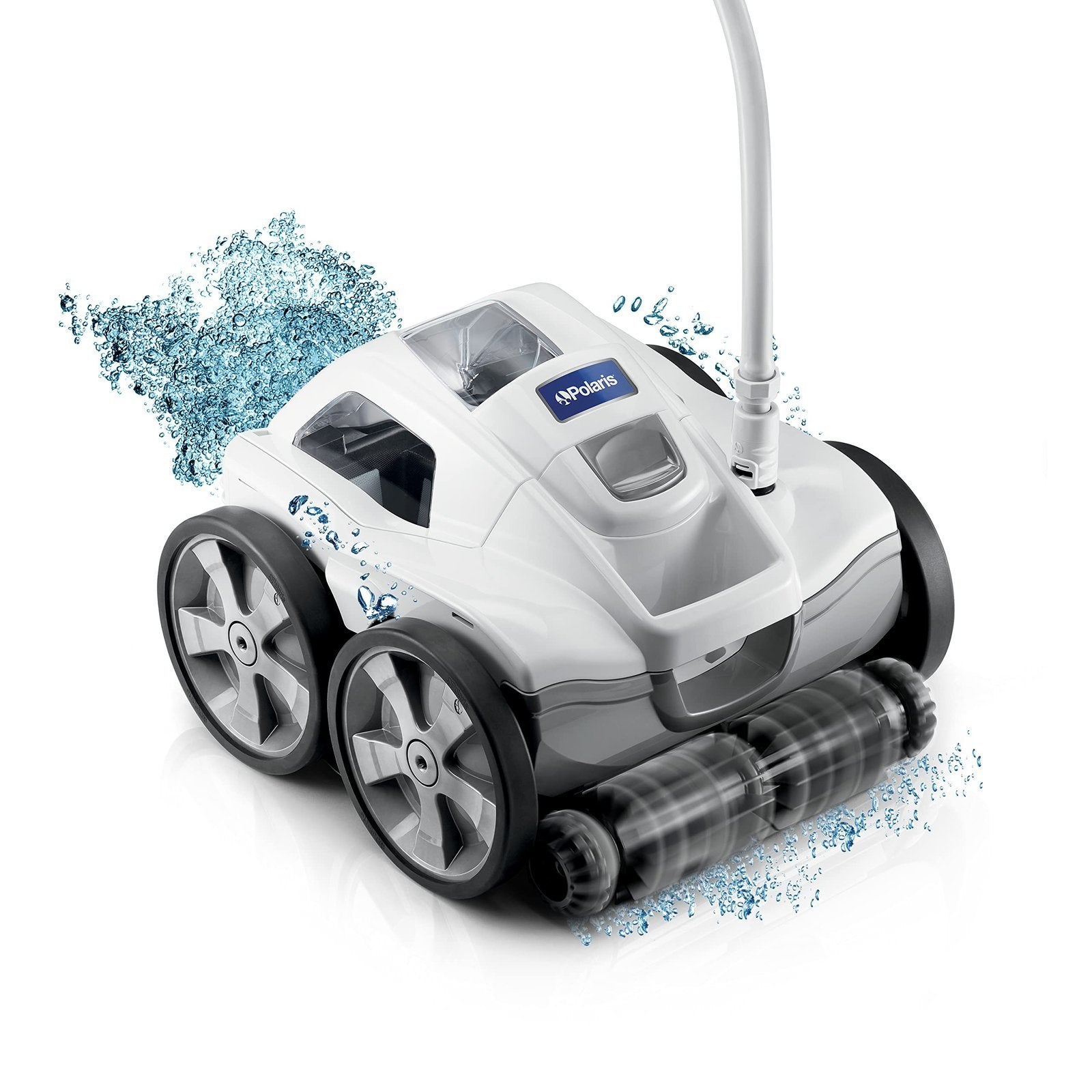 Polaris Quattro P40 Pressure Side Pool Cleaner for All In-Ground Pool Surfaces, Large-Capacity Dual Filtration Canister, 31′ Hose & Transparent Lid...