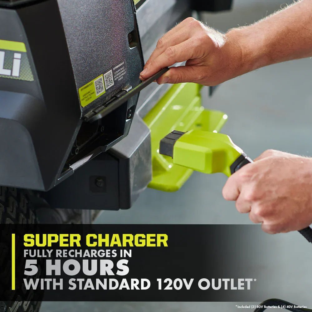 80V Max HP Lithium 54" Brushless Electric Zero Turn Lawn Mower