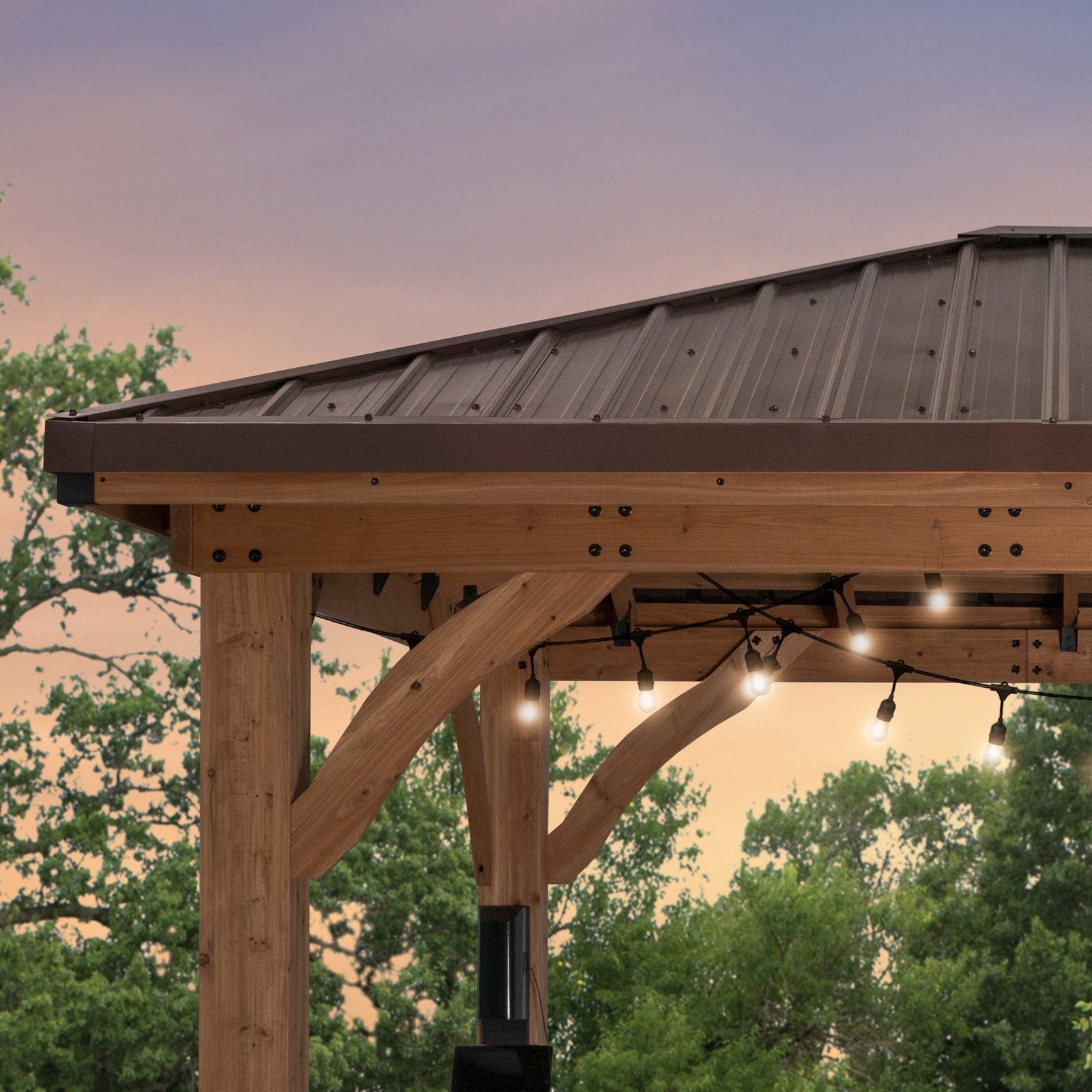Cordova 14×10 Outdoor Gazebo with Steel Frame and Weather-Resistant Canopy