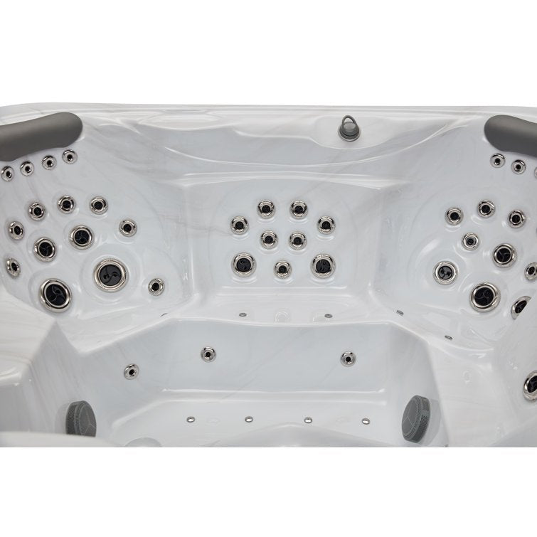 Danika 5-person 68-jet Tub With Bluetooth In Gray