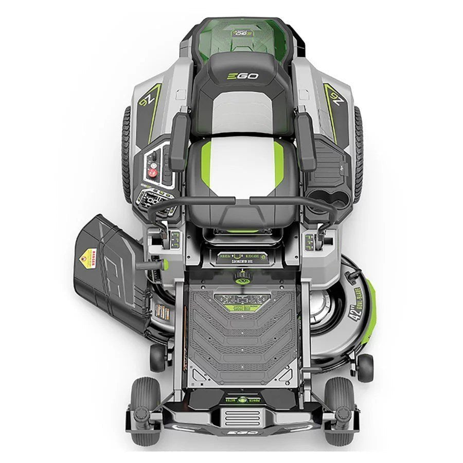 EGO Power+ Z6 42" Zero Turn Riding Mower with (4) 10.0Ah Batteries & 1600W Fast Charger