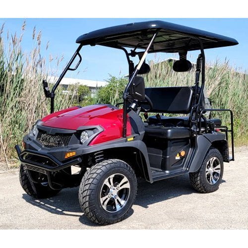New 4 Seater Electric Recreational HJS 60V EV5 – 5.5 HP BLDC , Fully Assembled & Tested – Red
