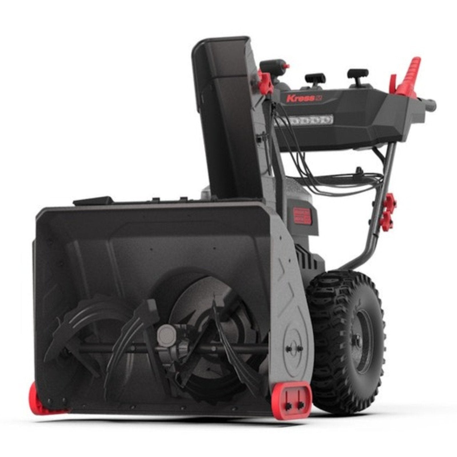 Kress KG471 60V 24-Inch 2-Stage Cordless Snow Thrower Kit (4×5Ah Batteries & Charger)