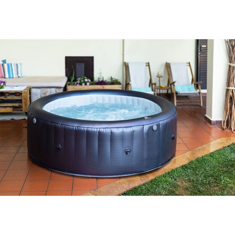 Mspa, Carlton, Muse Series, Self-Inflatable Tub & Spa, Hydromessage Jets & Air Bubble System, Round – 4 Persons