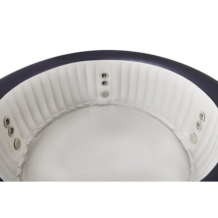 Mspa, Carlton, Muse Series, Self-Inflatable Tub & Spa, Hydromessage Jets & Air Bubble System, Round – 4 Persons