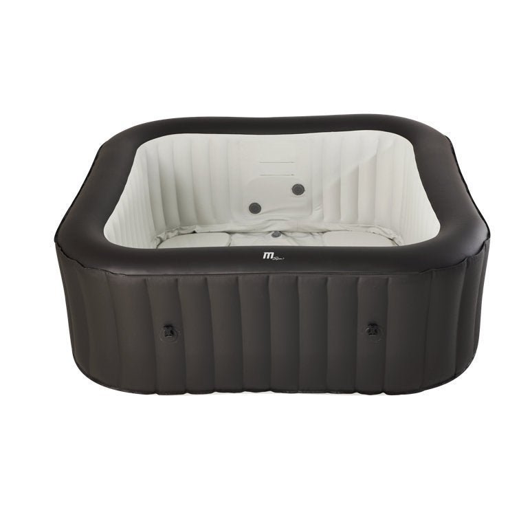 Mspa, Vito, Urban Series, Self-Inflatable Tub & Spa, 132 Air Bubble System, One Piece Quick Setup, Square – 6 Persons
