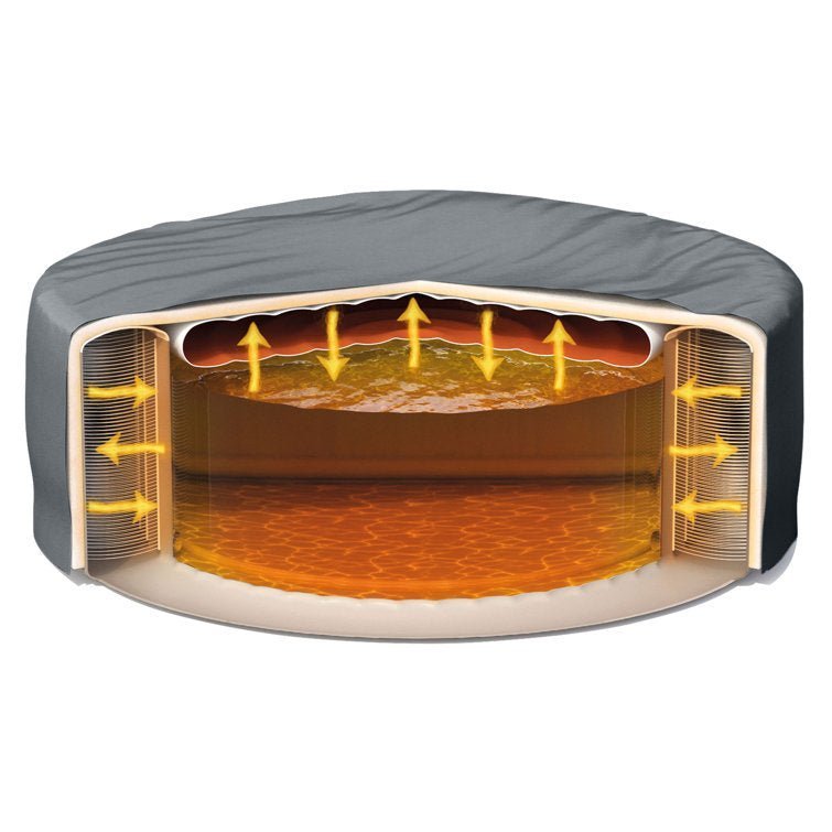 Purespa Plus Inflatable Tub Jet Spa with Maintenance Kit and 2 Seats