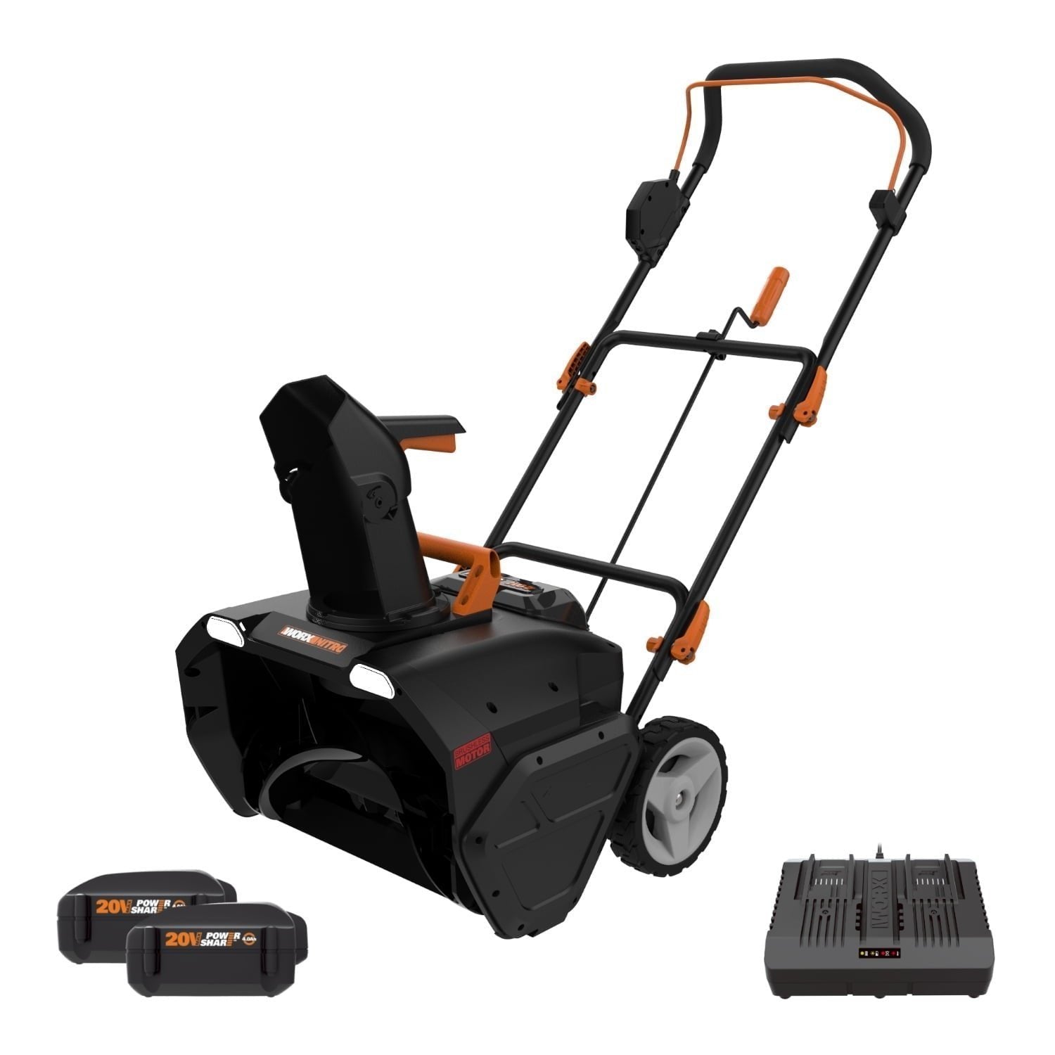 Worx WG471 40V Power Share 20" Cordless Snow Blower with Brushless