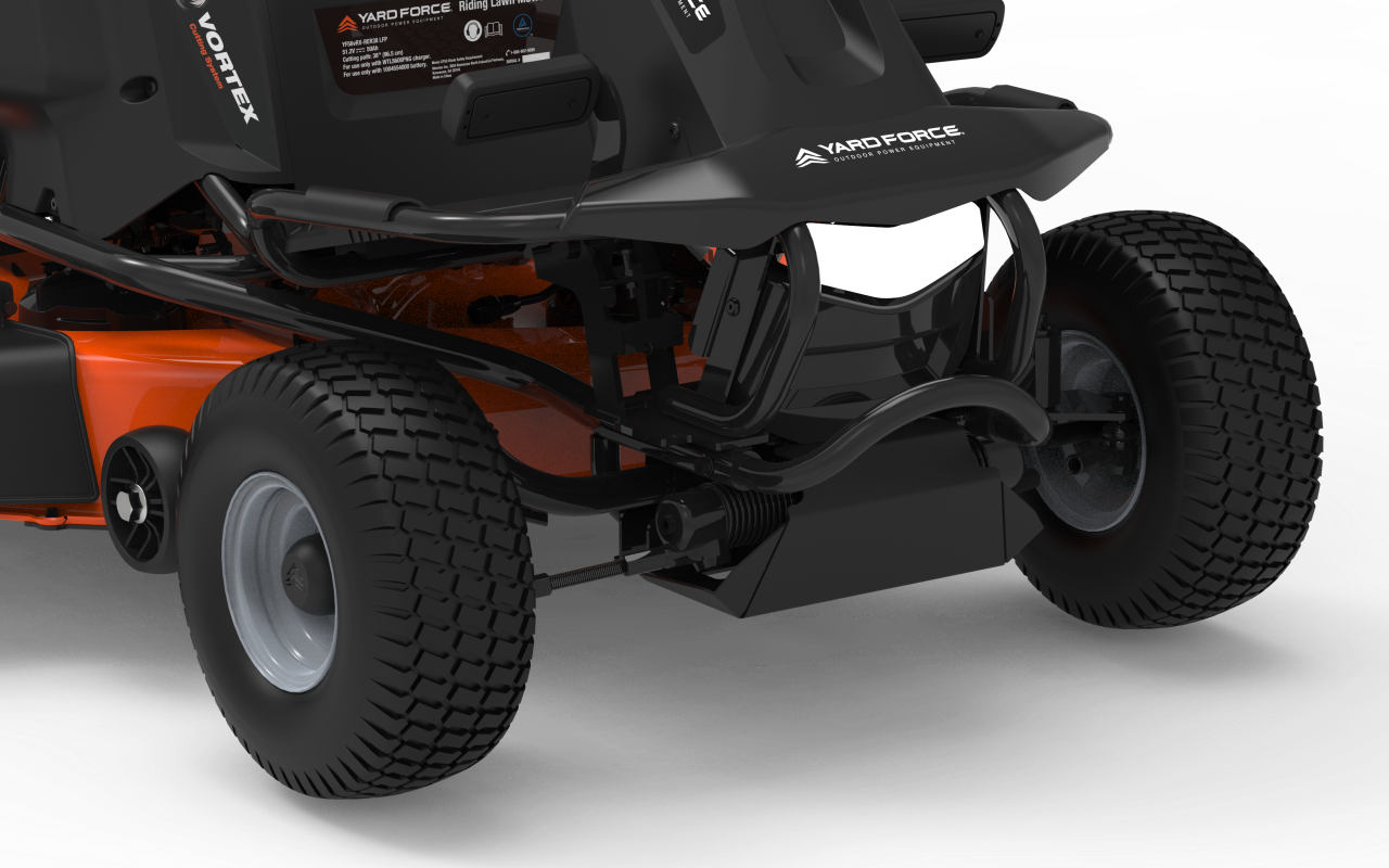 Yard Force Riding Lawn Mower 38" 56V LFP Battery-Powered YF56VRX New