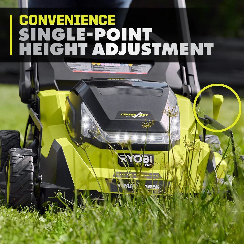 RYOBI 80v Hp brushless 30" self-propelled dual-blade lawn mower kit