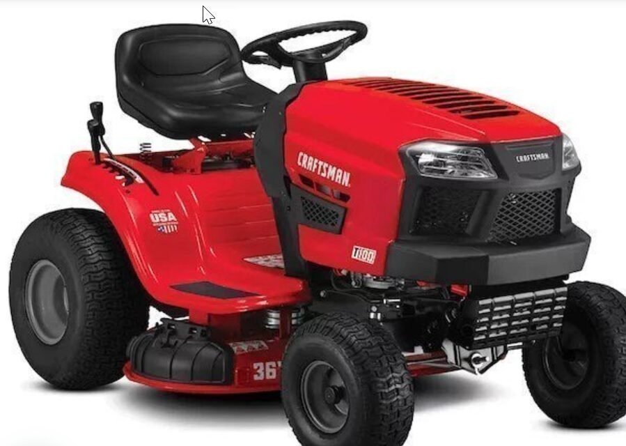 CRAFTSMAN T100 36" 11.5-HP Riding Lawn Mower