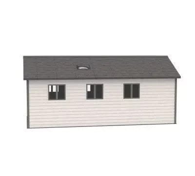Lifetime 11 Ft. X 21 Ft. Outdoor Storage Shed With Tri-Fold Doors