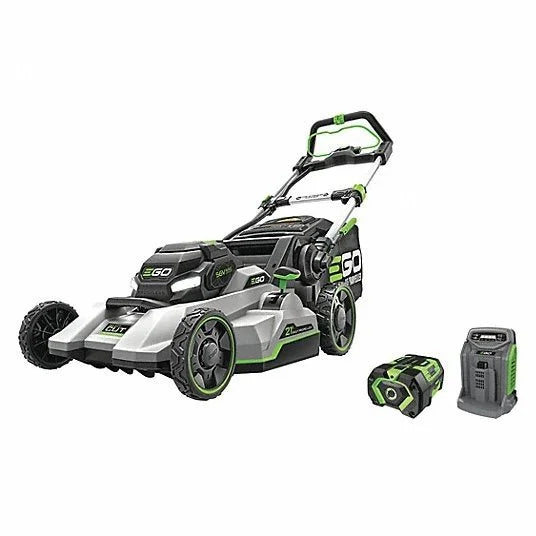 EGO Power+ 21" Select Cut Battery-Powered Self-Propelled Lawn Mowers.