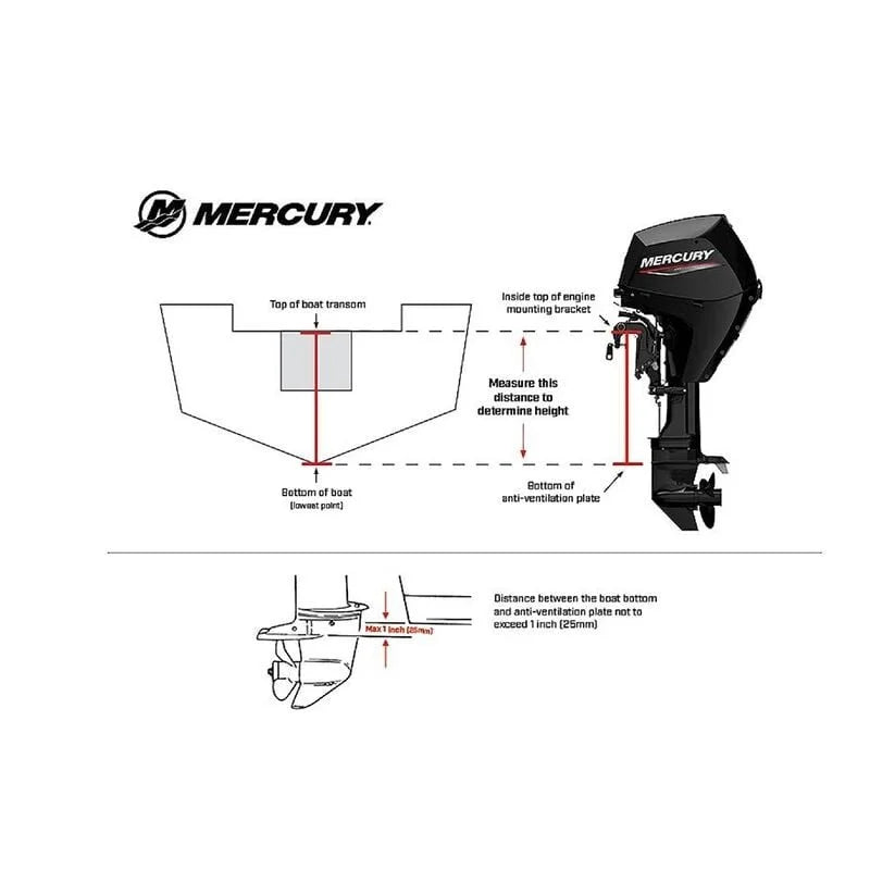 Mercury 4HP Tiller FourStroke Outboard