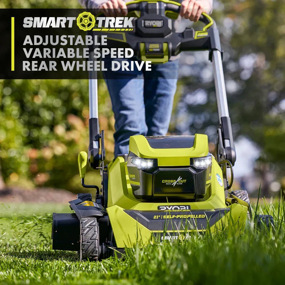 RYOBI 40v Hp brushless 21" self-propelled AWD dual-blade mower kit