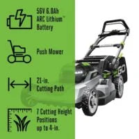 EGO POWER+ LM2114 21" Brushless Push Lawn Mower Kits.