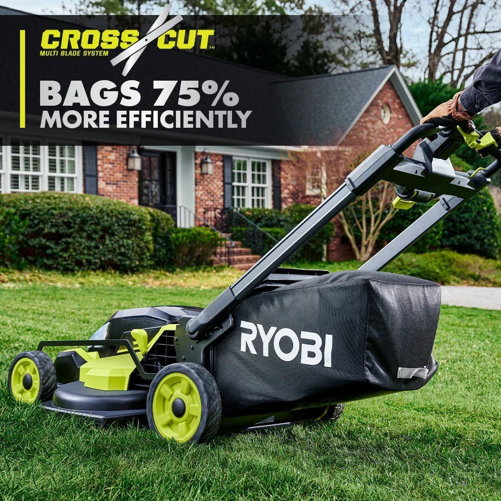 RYOBI 80v Hp brushless 30" self-propelled dual-blade lawn mower kit