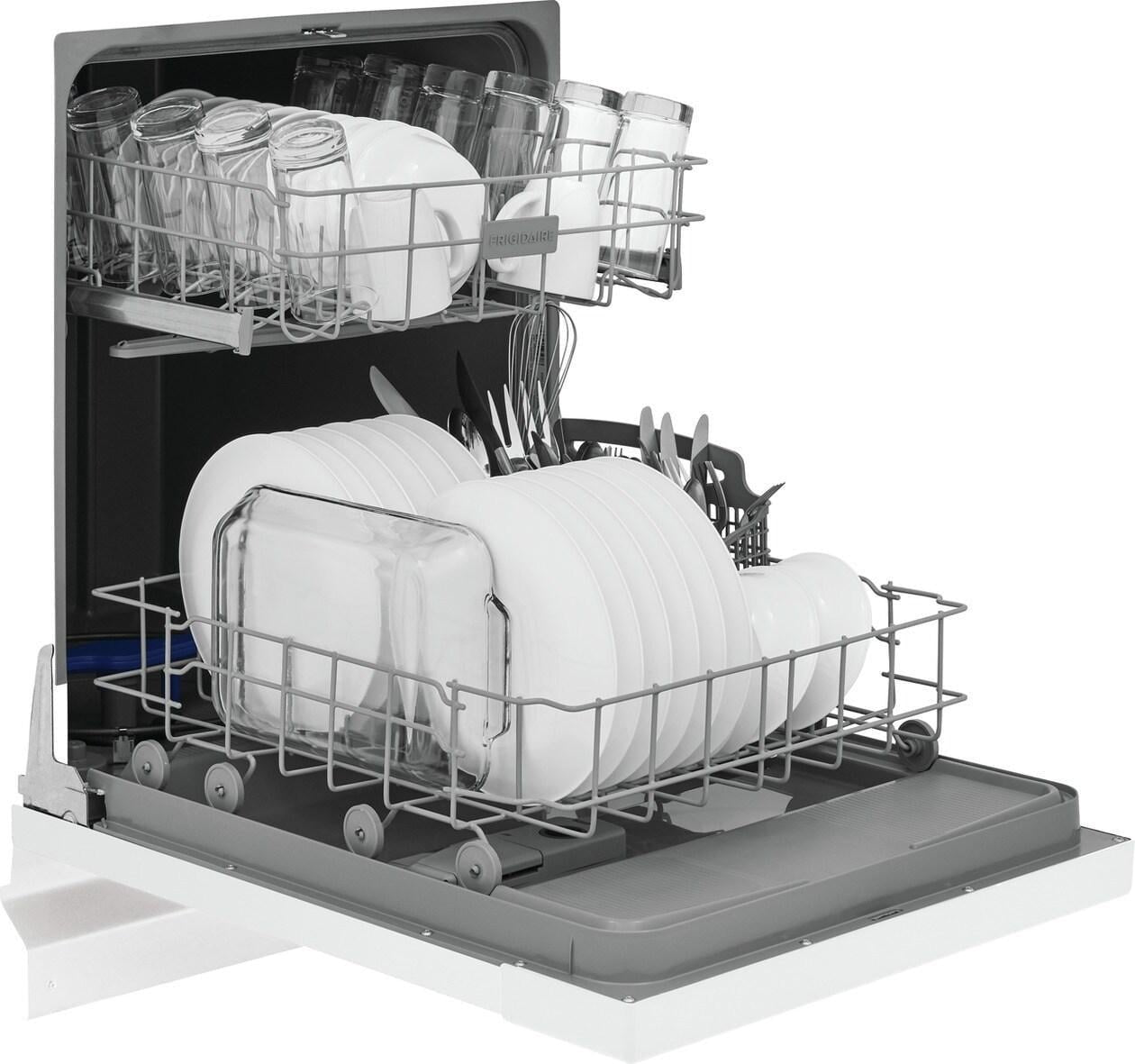 Frigidaire FDPC4221AW 24" Built-In Dishwasher, Front Control, White
