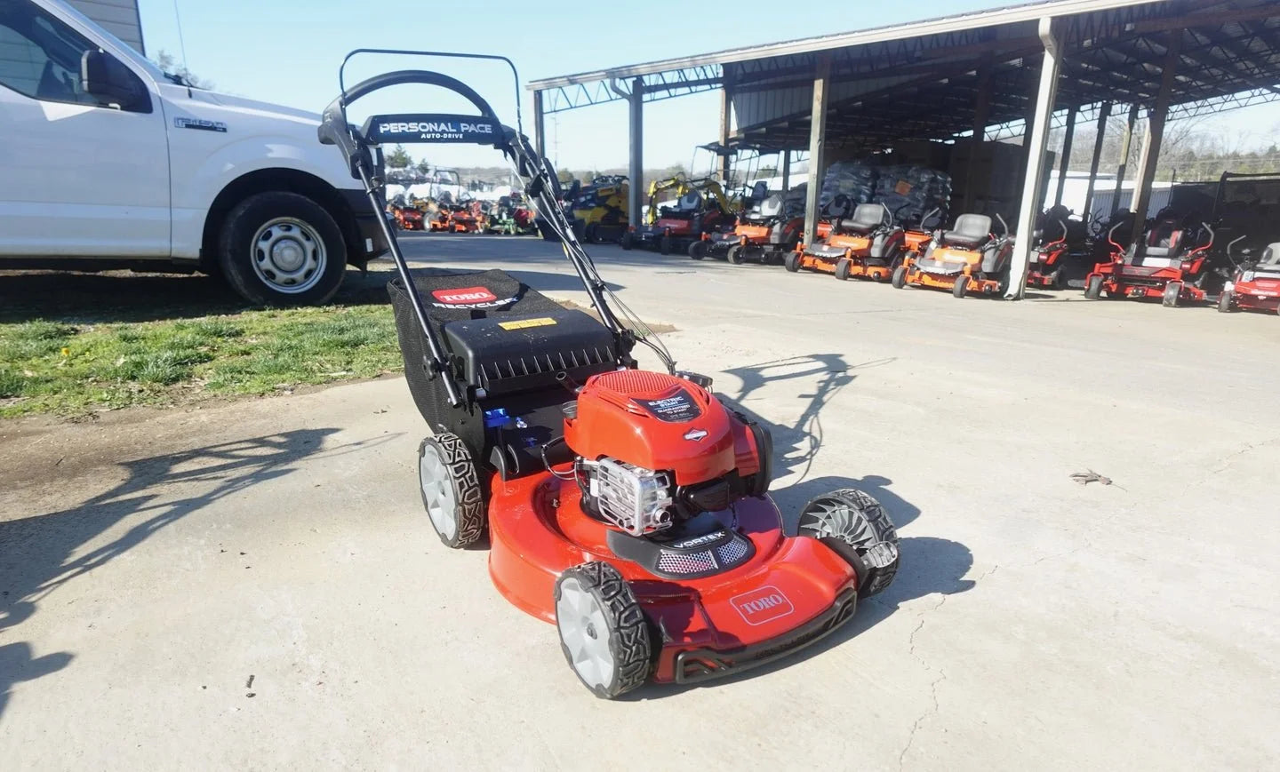 Toro 22" Electric-Start Recycler Personal Pace Self-Propelled Gas Lawn Mowers.