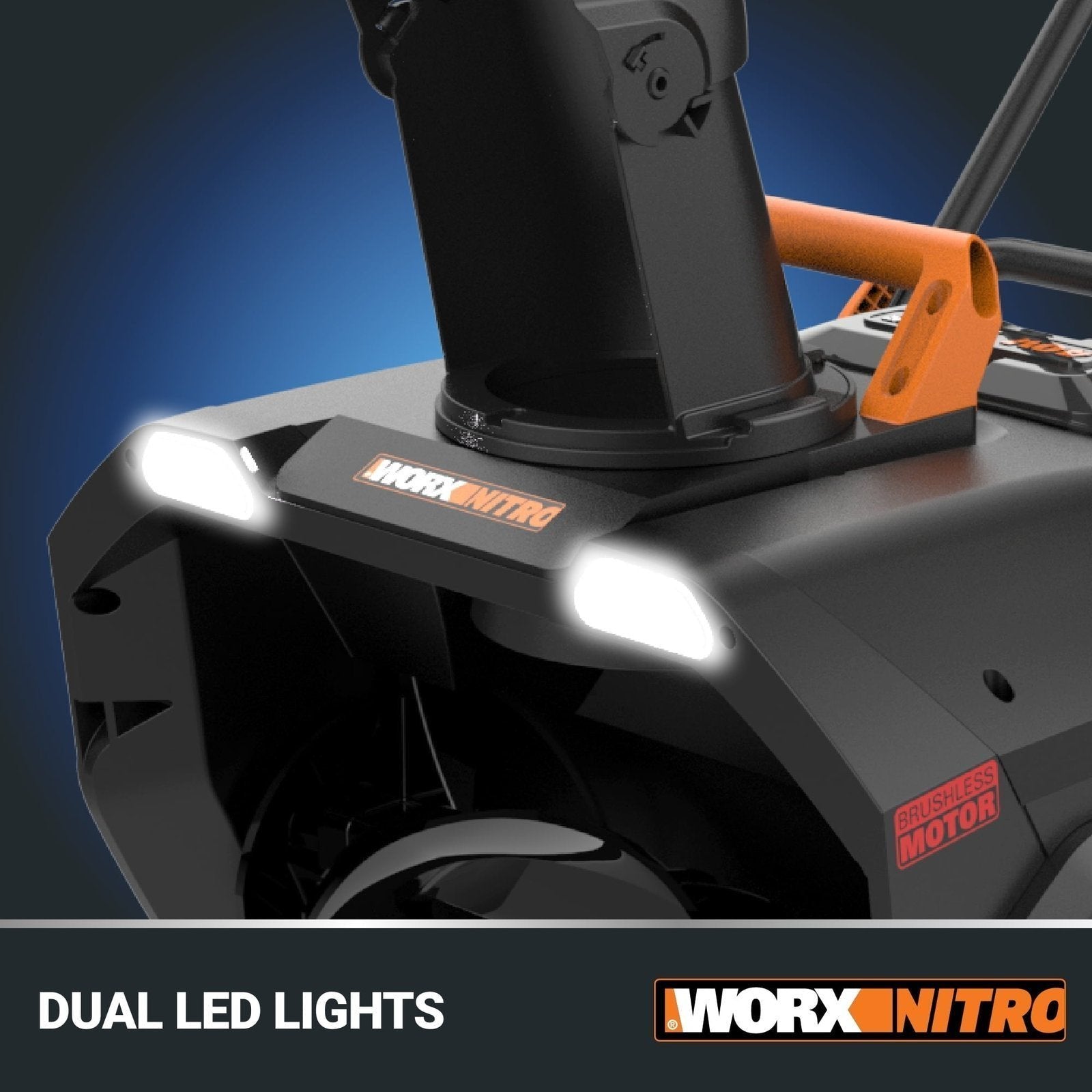 Worx WG471 40V Power Share 20" Cordless Snow Blower with Brushless