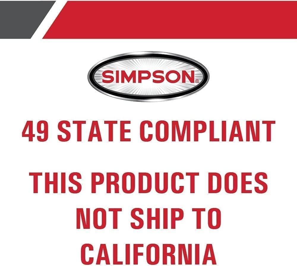Simpson PowerShot PS60843 – 4400 PSI 4.0 GPM Commercial Gas Pressure Washer with 50 ft Hose | Cold Water, 49-State Compliant