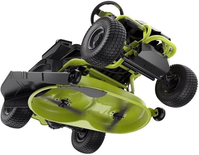 Ryobi 38 inches 100 Ah Battery Electric Rear Engine Riding Lawn Mower Model#: RY48111