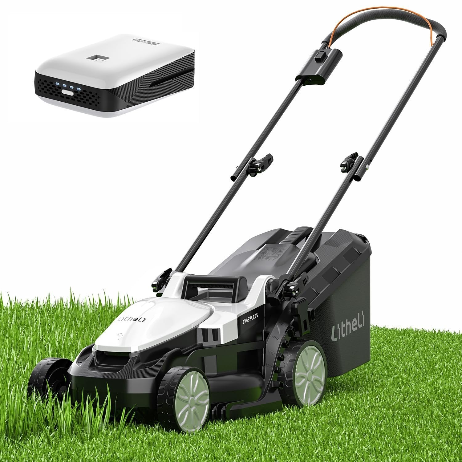 Litheli 13" 20V Cordless Lawn Mower with 4.0Ah Battery