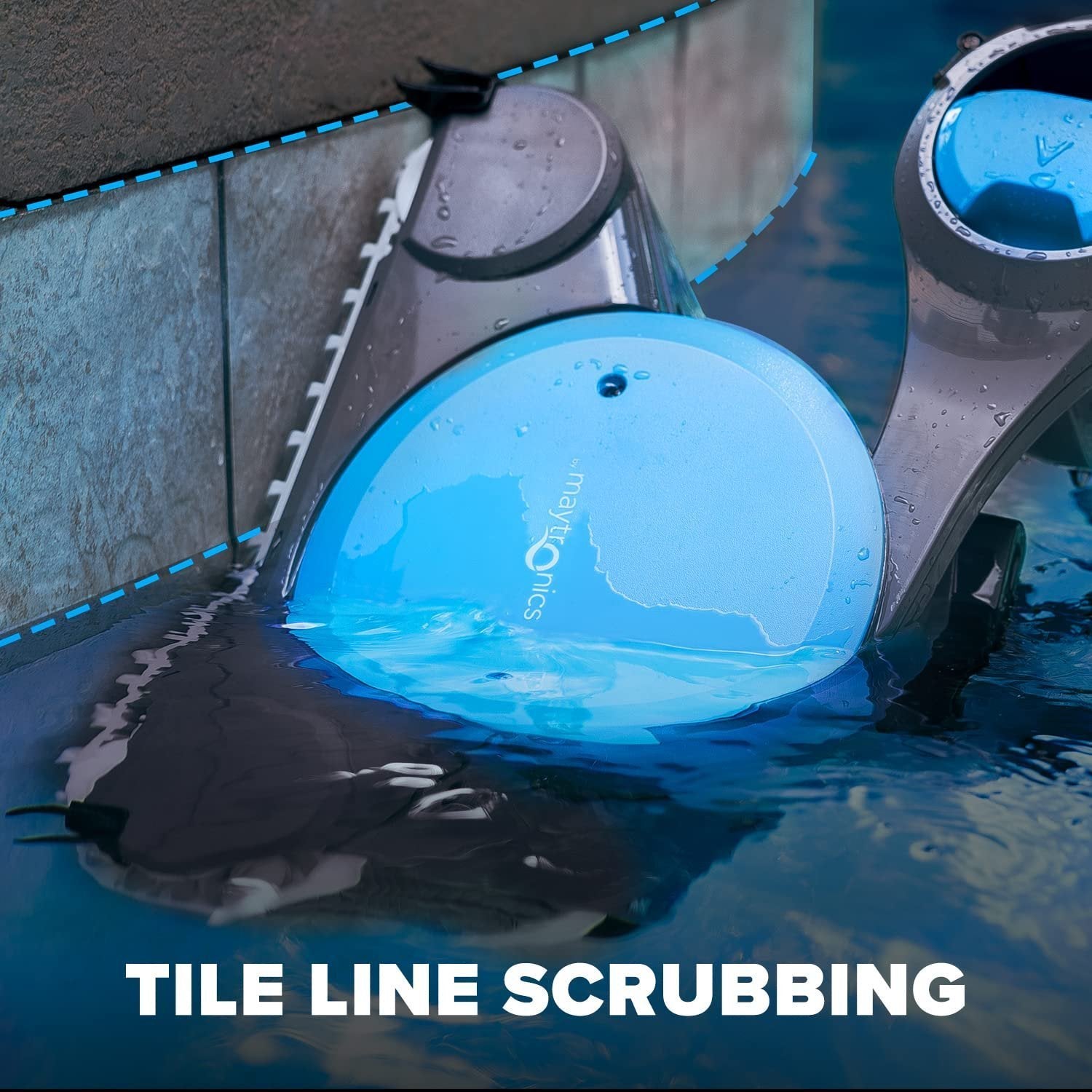Dolphin Premier Robotic Pool Cleaner (2024 Model) with Multimedia, Oversized Leaf Bag, Standard & Ultrafine Filters, Weekly Timer, Waterline Cleani...