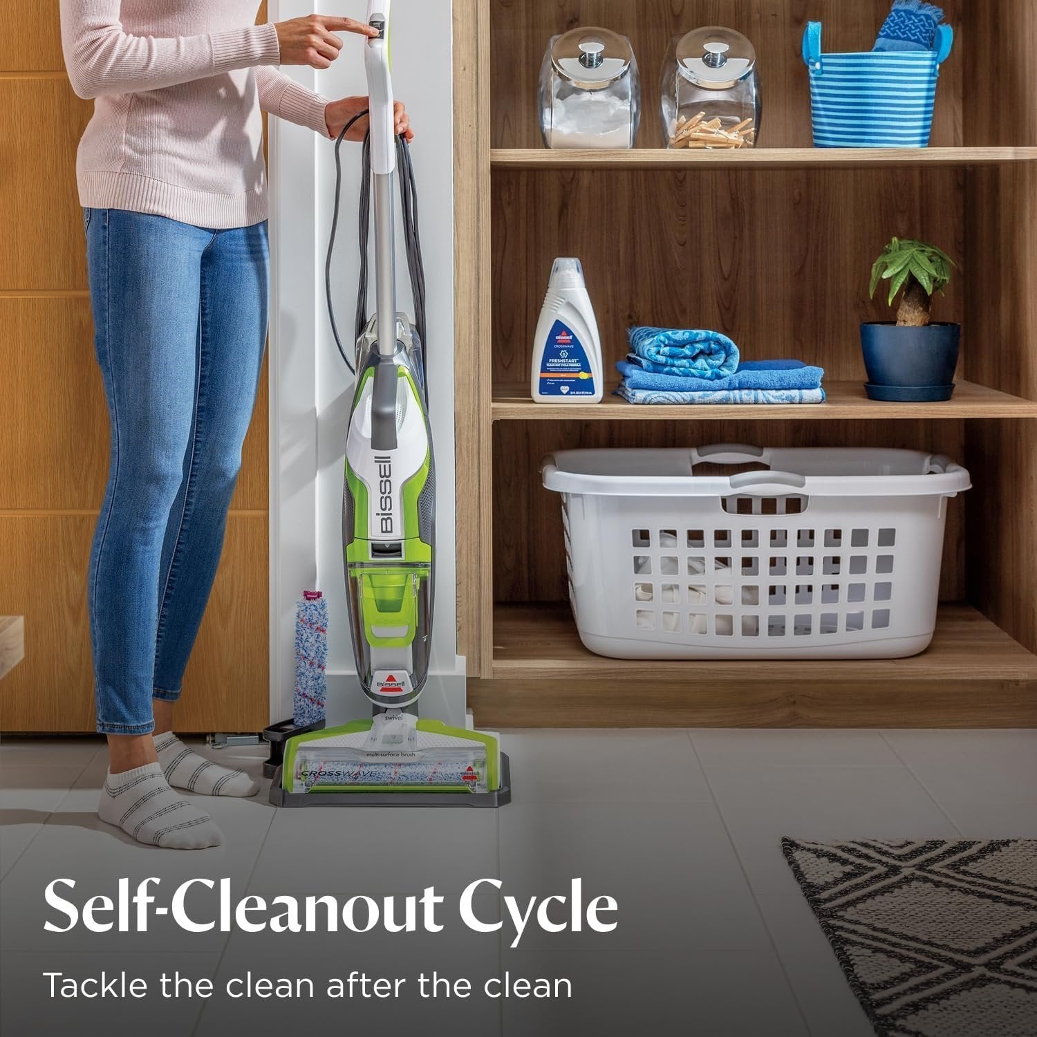 Bissell CrossWave Turbo All-in-One Wet Dry Vacuum Mop, 3888A