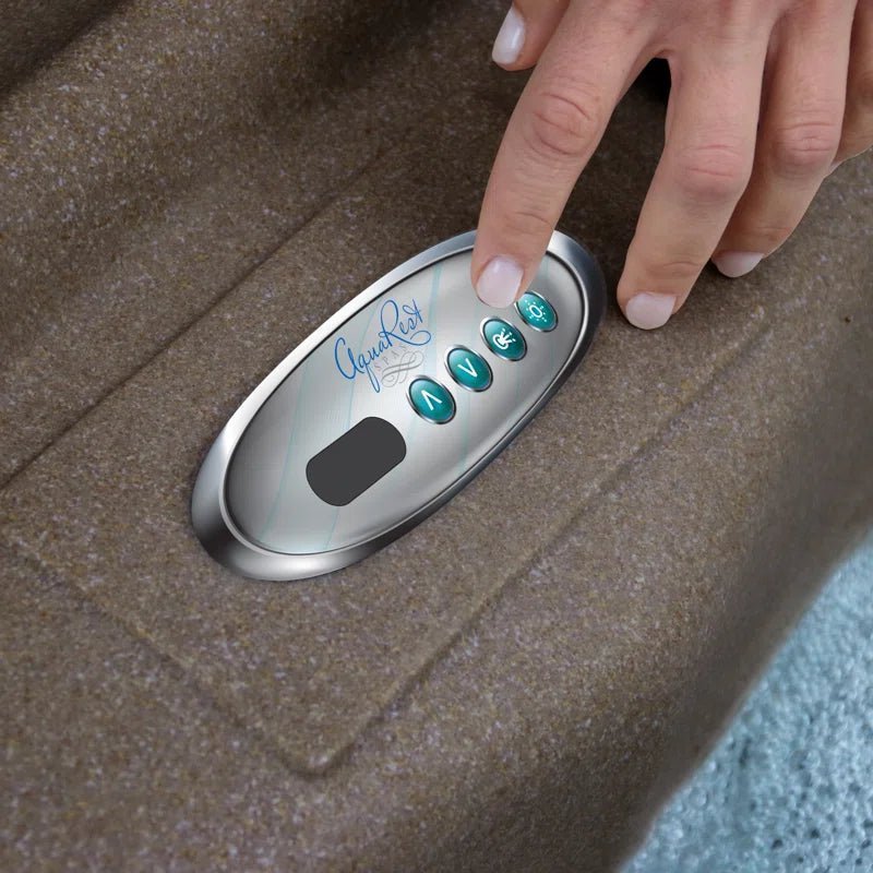 Premium AR300 2-Person 20-Jet Oval Plug & Play Tub with Ozonator, Powered by Jacuzzi Pumps