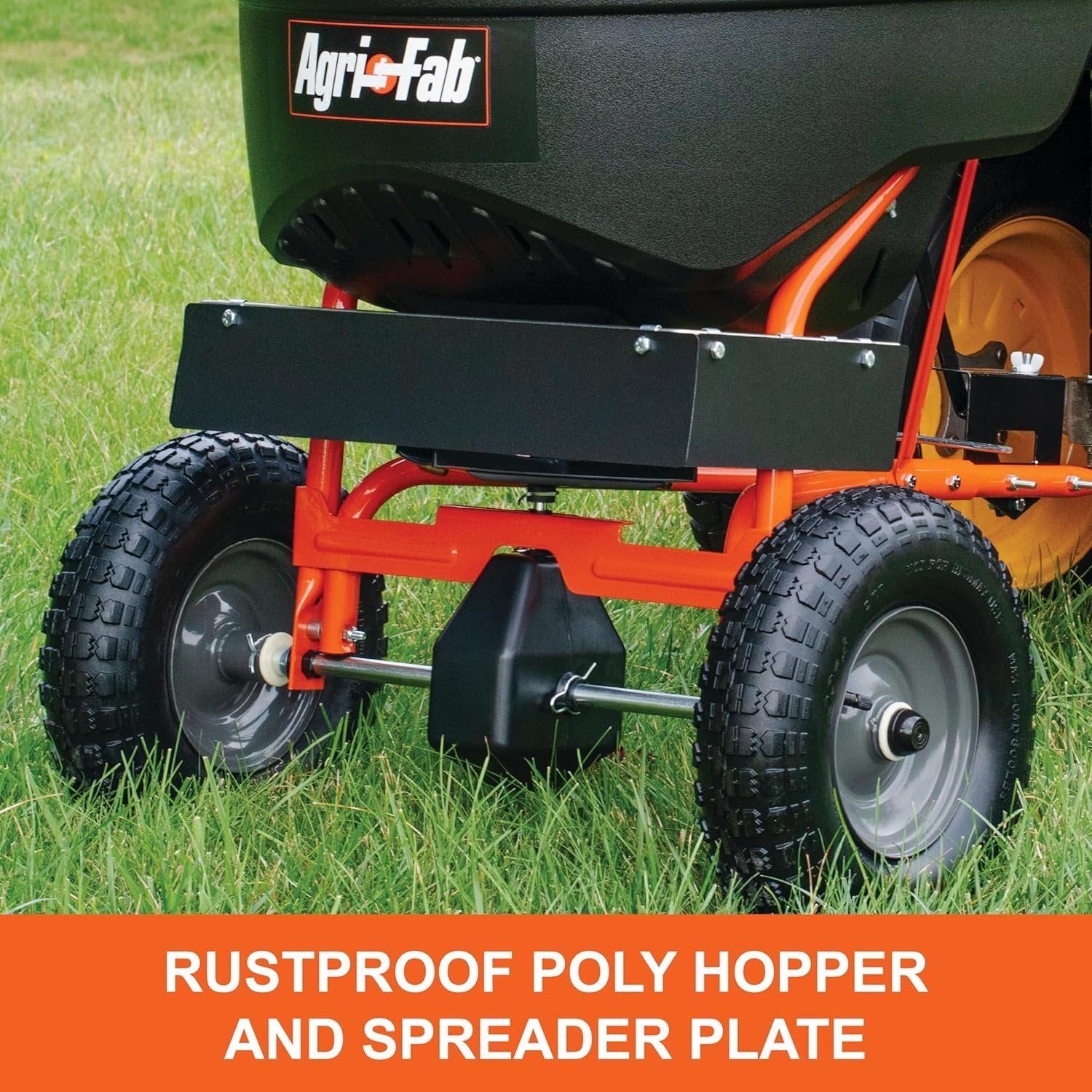 Agri-Fab 45-0543 Tow-Behind 100 lb Lawn & Garden Spiker Seeder Spreader