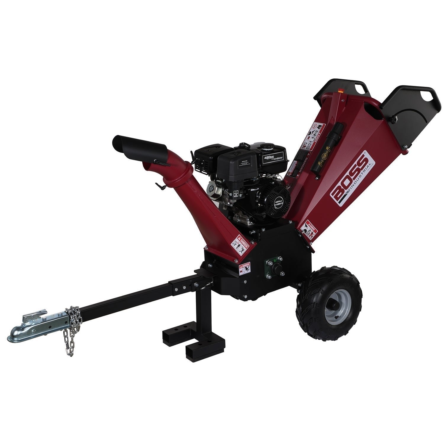 Boss Industrial 6" 14 HP Chipper Shredder with Electric Starter – CGR60