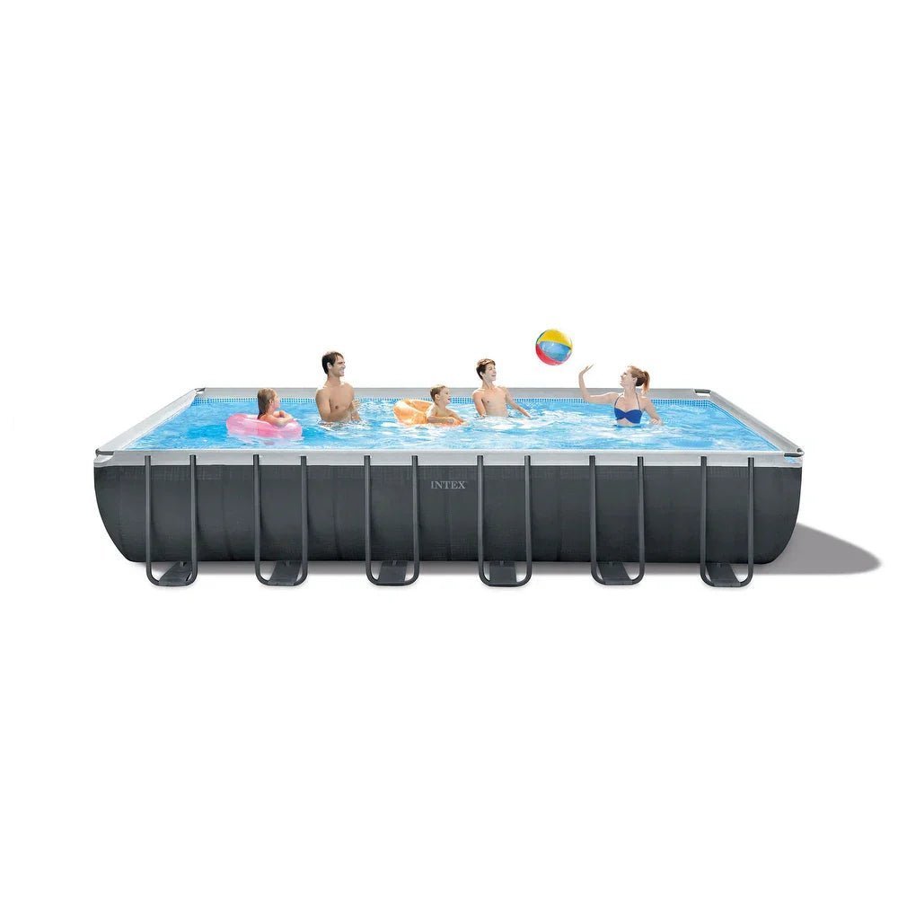 Intex 24′ x 12′ x 52" Rectangular 26363EH Ultra XTR Frame Swimming Pool Pump